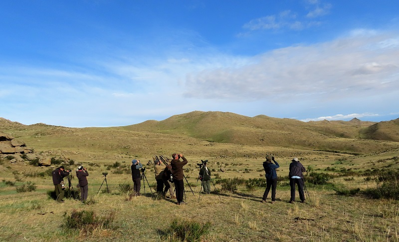 The sprawling landscape of the Gobi Desert. Photo © Gina Nichol 