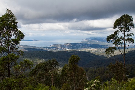 Mt Wellington view Hobart by Alfred Schulte.