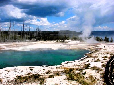 Yellowstone Hot Pool by Gina Nichol.