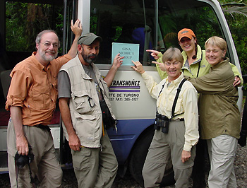 Sunrise Birding travelers in Costa Rica